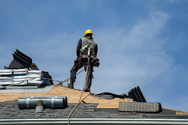Professional Flat Roof Repair technician working in Saxonburg, PA